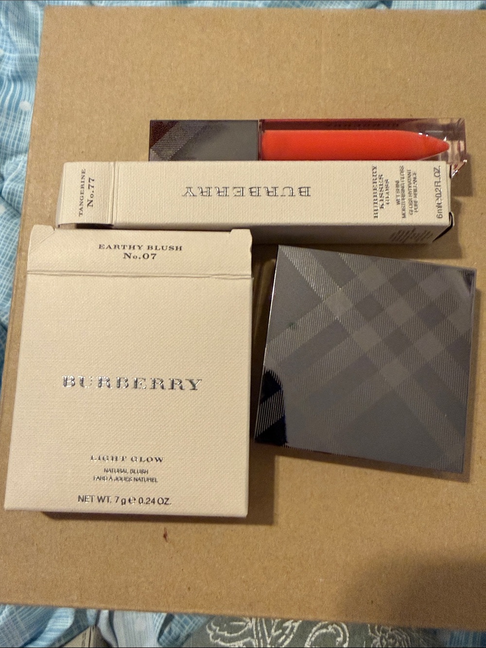 Burberry Earthy Blush No.07 & Lip Tint in Orange-Red